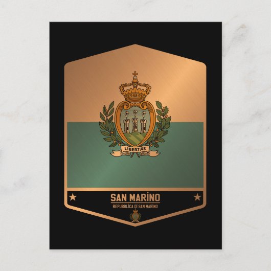 San Marino Briefkaart (Voorkant)