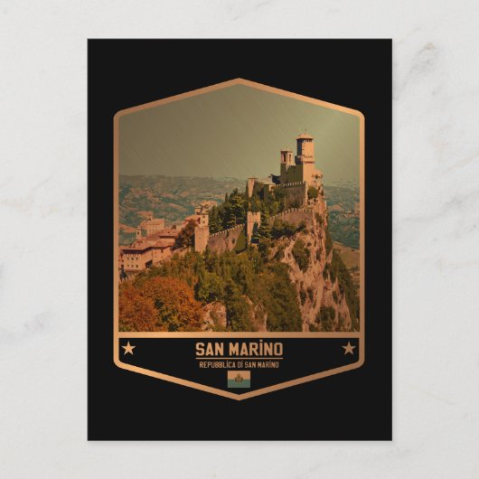 San Marino Briefkaart (Voorkant)