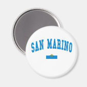 San Marino College Stijl Magneet (Voorkant / Achterkant)