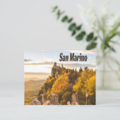 San Marino Europe Drie Towers Briefkaart (Staand voorkant)