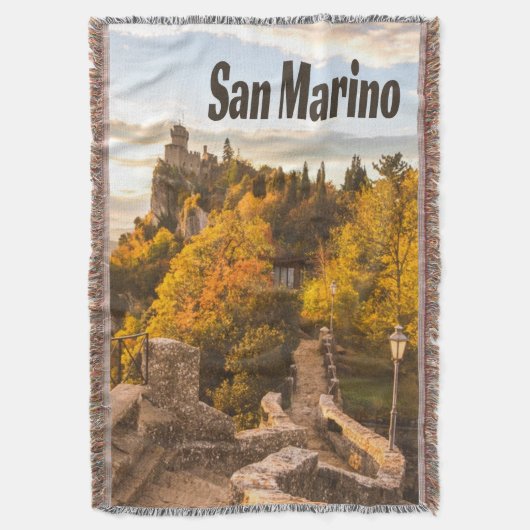 San Marino Europe Drie Towers Deken (Voorkant Verticaal)