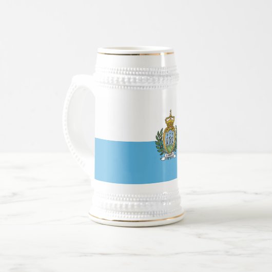 San Marino Flag Bierpul (Voorkant links)