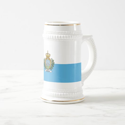 San Marino Flag Bierpul (Voorkant rechts)