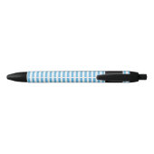 San Marino Flag Cute Patriotic Zwarte Inkt Pen (Achterkant)
