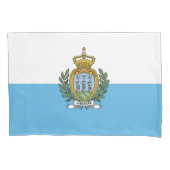 San Marino Flag Kussensloop (Voorkant)