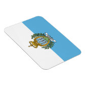San Marino Flag Magneet (Rechterzijde)