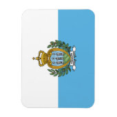 San Marino Flag Magneet (Verticaal)