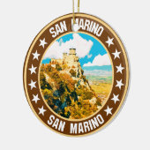 San Marino Keramisch Ornament (Links)