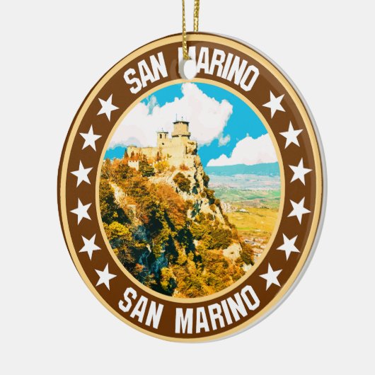 San Marino Keramisch Ornament (Links)
