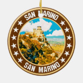San Marino Keramisch Ornament (Achterkant)