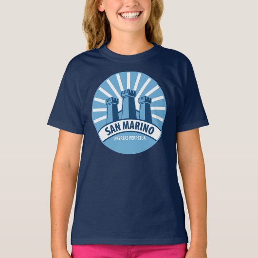 San Marino Libertas Perpetua T-shirt (Voorkant)