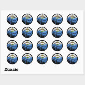 San Marino Lips Pride Root Flag Ronde Sticker (Vel)
