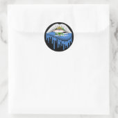 San Marino Lips Pride Root Flag Ronde Sticker (Tas)