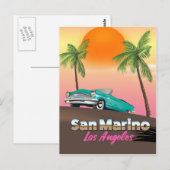 San Marino Los Angeles Briefkaart (Voorkant / Achterkant)
