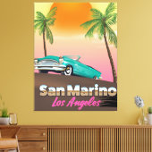 San Marino Los Angeles Canvas Afdruk (Insitu (Woonkamer))
