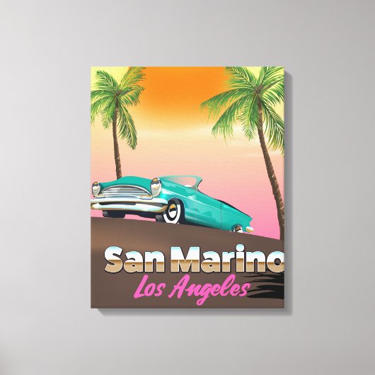 San Marino Los Angeles Canvas Afdruk (Voorkant)