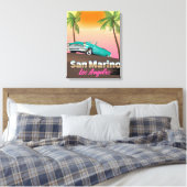San Marino Los Angeles Canvas Afdruk (Insitu (Slaapkamer))