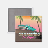 San Marino Los Angeles Magneet (Voorkant / Achterkant)