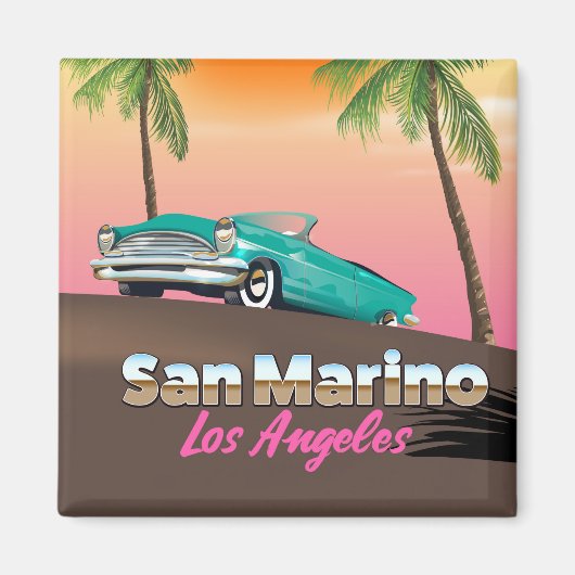 San Marino Los Angeles Magneet (Voorkant)
