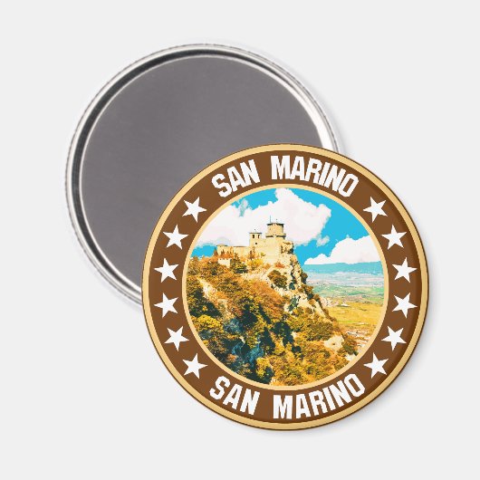 San Marino Magneet (Voorkant / Achterkant)