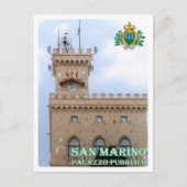 San Marino - Openbaar gebouw - Briefkaart (Voorkant)