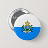 San Marino Ronde Button 5,7 Cm (Voorkant /achterkant)