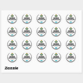 San Marino Ronde Sticker (Vel)