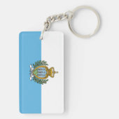 San Marino Sleutelhanger (achterkant)