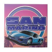San Marino Sport reisposter Tegeltje (Voorkant)