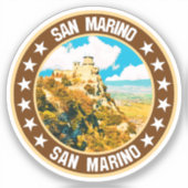 San Marino Sticker (Voorkant)