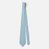 San Marino Vlag Baksteenpatroon Stropdas (Voorkant)