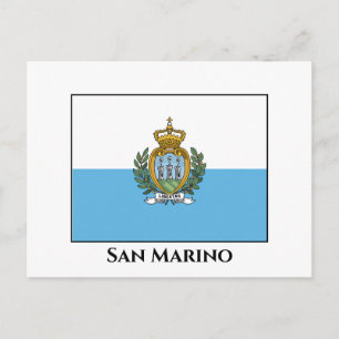 San Marino-vlag Briefkaart