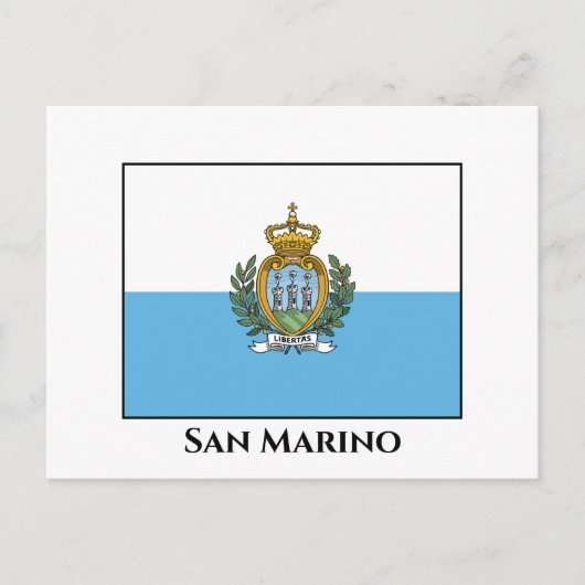 San Marino-vlag Briefkaart (Voorkant)