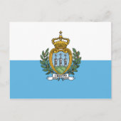 San Marino-vlag Briefkaart (Voorkant)