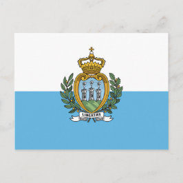 San Marino-vlag Briefkaart