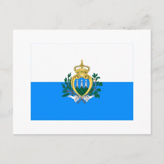 San Marino-vlag Briefkaart (Voorkant)