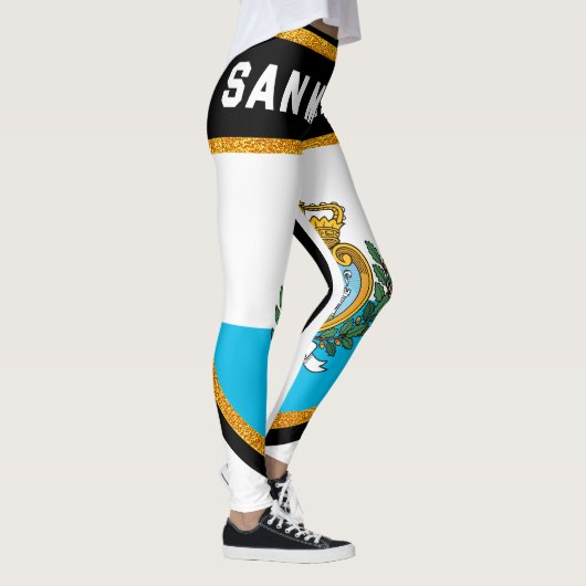 San Marino-vlag Leggings (Rechts)