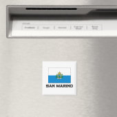 San Marino-vlag Magneet (Insitu (Vaatwasser))
