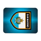 San Marino-vlag Magneet (Horizontaal)