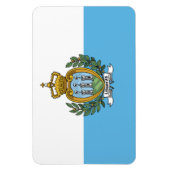 San Marino-vlag Magneet (Verticaal)