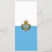 San-Marino vlag Menu (Achterkant)