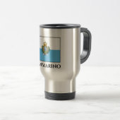 San Marino-vlag Reisbeker (Voorkant rechts)