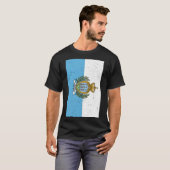 San Marino Vlag San Marinese Reizen T-shirt (Voorkant volledig)
