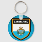 San Marino-vlag Sleutelhanger (Voorkant)