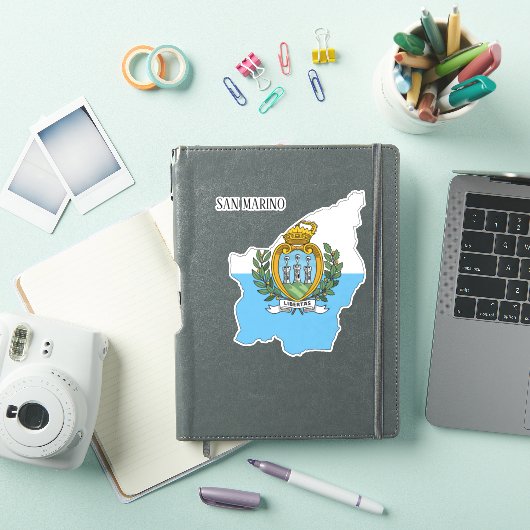 San Marino-vlag Sticker (iPad Cover)