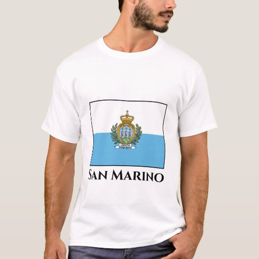 San Marino-vlag T-shirt (Voorkant)