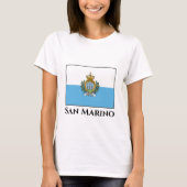 San Marino-vlag T-shirt (Voorkant)