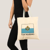 San Marino-vlag Tote Bag (Voorkant (product))