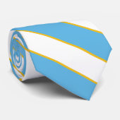 San Marino-vlagkleuren Stropdas (Opgerold)