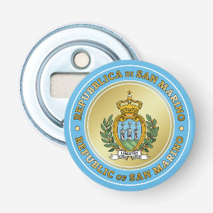 San Marino-wapenstilstand Button Flesopener